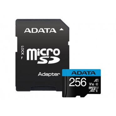 ADATA 256GB Micro SDXC V10 100MB/s + ad.