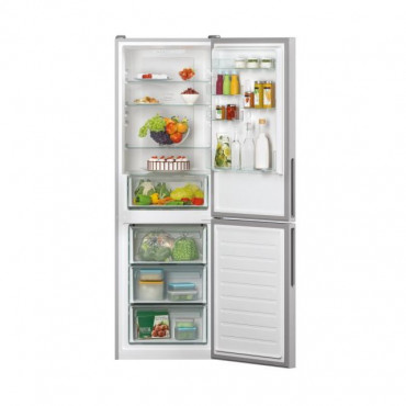 Candy Refrigerator CCE3T618ES Energy efficiency class E, Free standing, Combi, Height 185 cm, No Frost system, Fridge net capaci