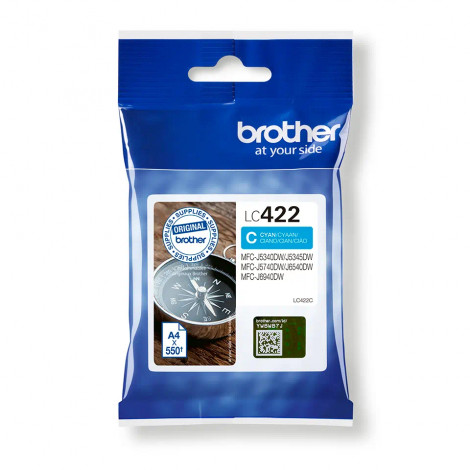 Brother LC422C Ink Cartridge, Cyan