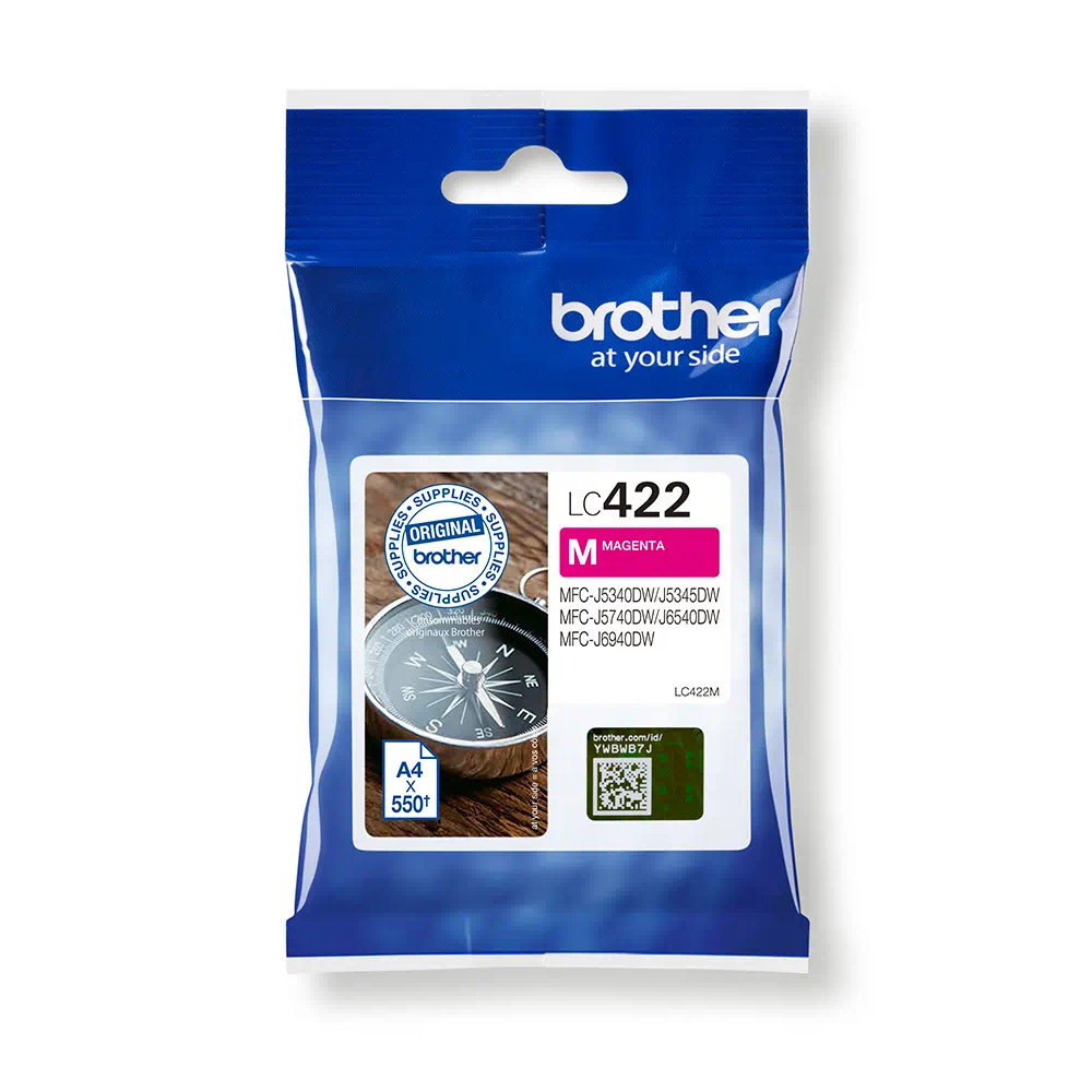 Brother LC422M Ink Cartridge, Magenta