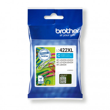 Brother LC422XLC Ink Cartridge, Cyan