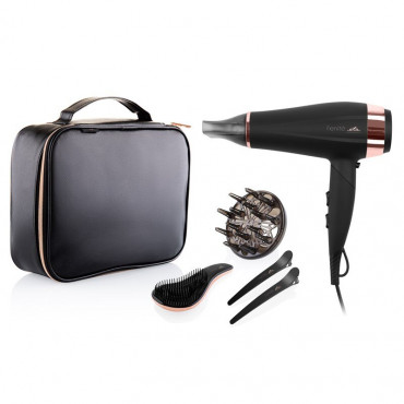 ETA Hair Care Gift Set ETA732090020 Fenité 2200 W, Number of temperature settings 3, Ionic function, Diffuser nozzle, Black Edit