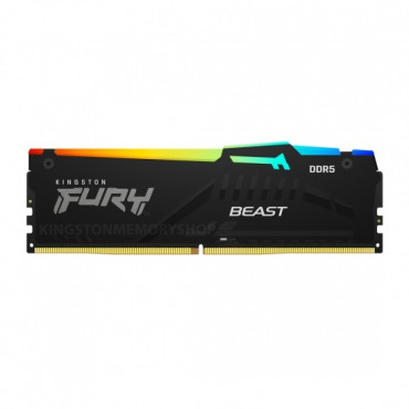 Kingston Fury Beast RGB 16 GB, DDR5, 5200 MHz, PC/server, Registered No, ECC No, 1x16 GB