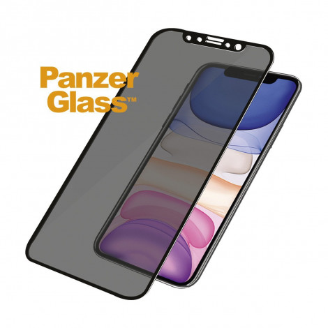 PanzerGlass P2665 Apple, iPhone Xr/11, Tempered glass, Black, Case friendly with Privacy filter