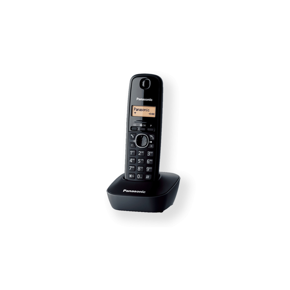 Panasonic Cordless KX-TG1611FXH Black, Caller ID, Wireless connection, Phonebook capacity 50 entries, Built-in display,