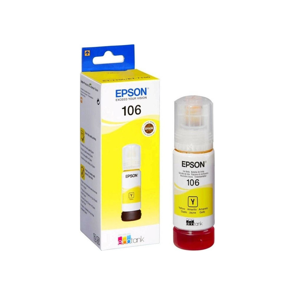 Epson Ecotank 106 Ink Bottle, Yellow