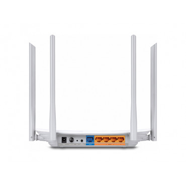 TP-LINK Router Archer C50 802.11ac, 300+867 Mbit/s, 10/100 Mbit/s, Ethernet LAN (RJ-45) ports 4, Antenna type 2xExternal, 1xUSB 