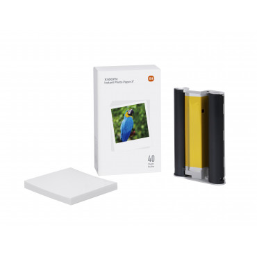 Xiaomi Instant Photo Printer 1S Set EU Colour, Thermal, Wi-Fi, White