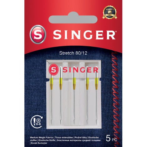 Singer Stretch Needle 80/12 5PK