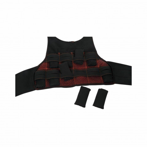 Pure2Improve Weight Vest 9.94 kg, 10 kg, Black/Red, Neoprene