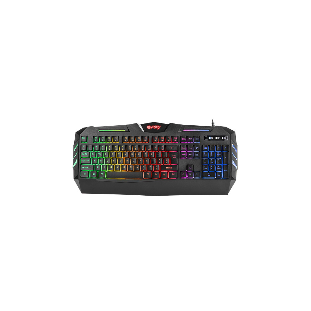 FURY Spitfire Gaming Keyboard, US Layout, Wired, Black