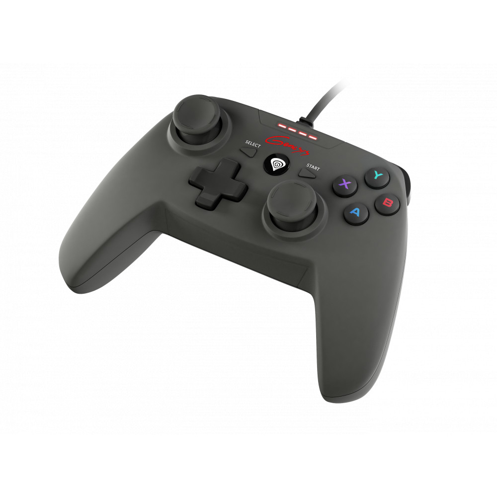 GENESIS P58 Gamepad for PS3/PC, Black, Wired