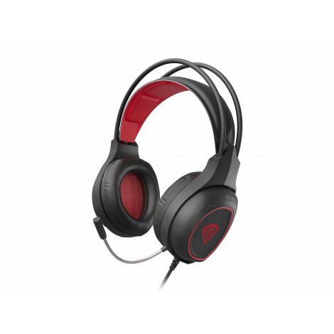 Genesis RADON 300 Gaming Headset, Built-in microphone, Black/Red