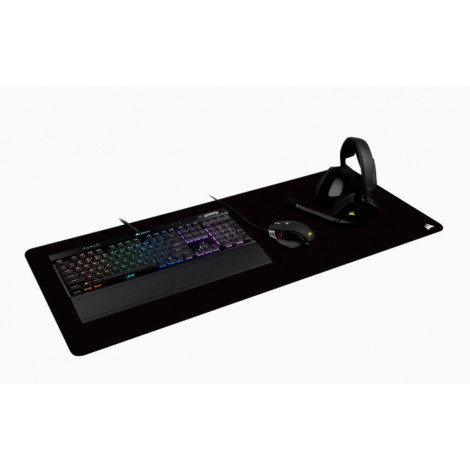 Corsair MM350 PRO Premium Spill-Proof Cloth Gaming mouse pad, 930 x 400 x 4 mm, Extended XL, Black