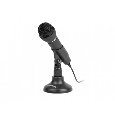 Natec Microphone NMI-0776 Adder Black, Wired