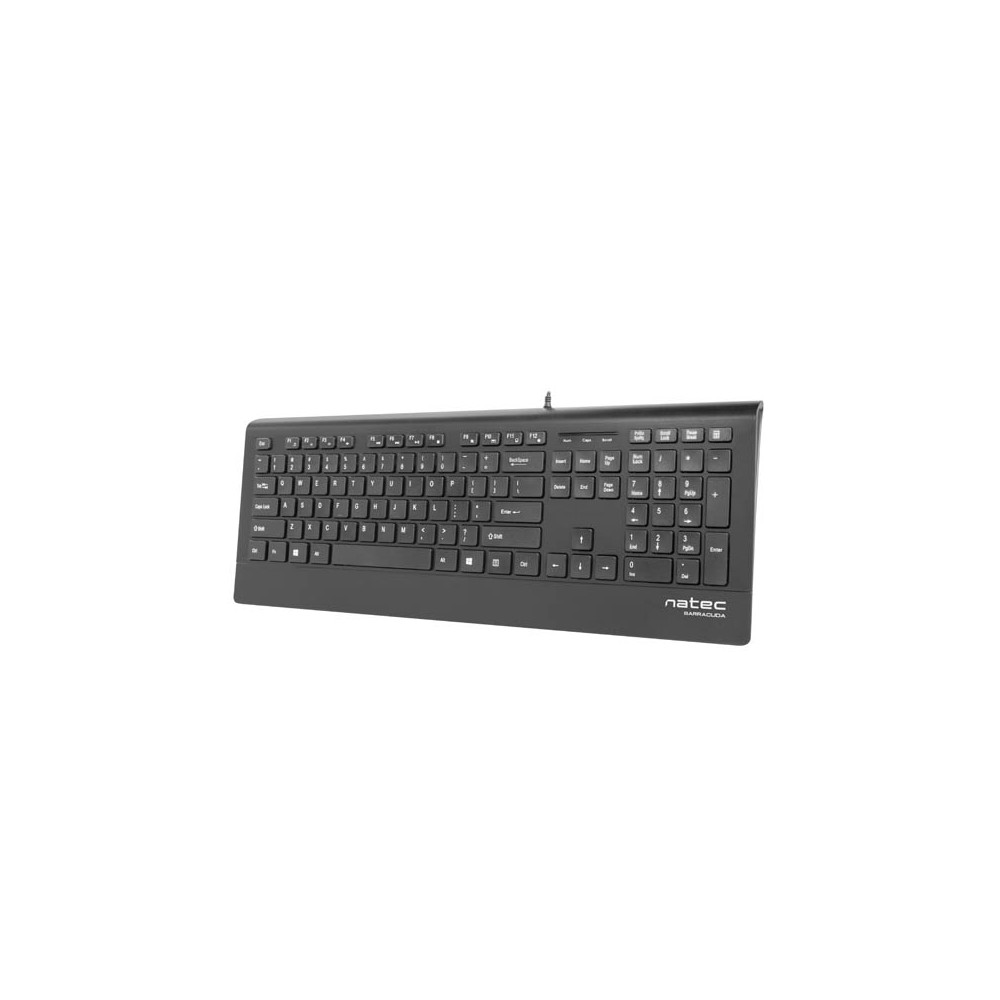 Natec Keyboard, Barracuda, US Layout, Slim