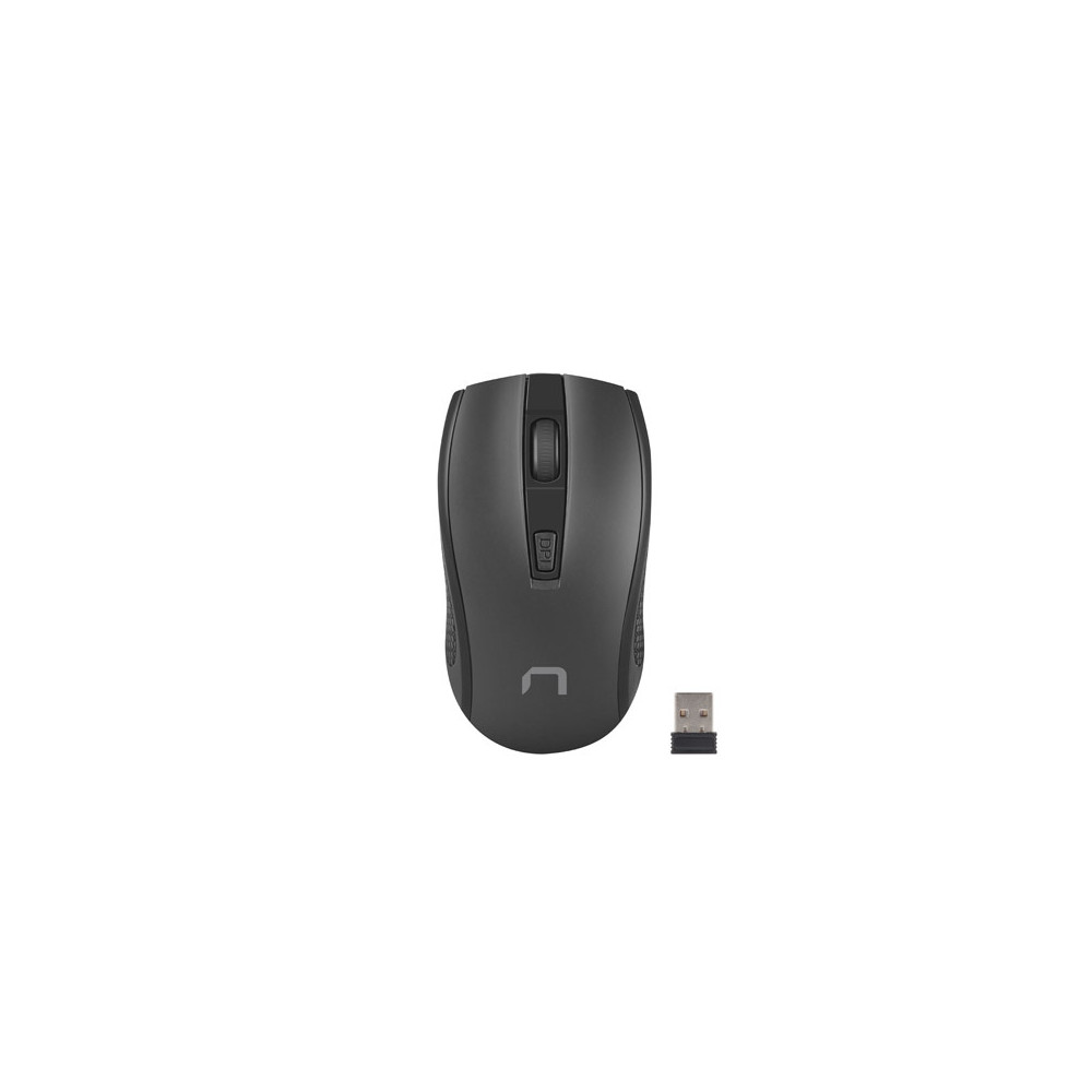 Natec Mouse, Jay 2, Wireless, 1600 DPI, Optical, Black