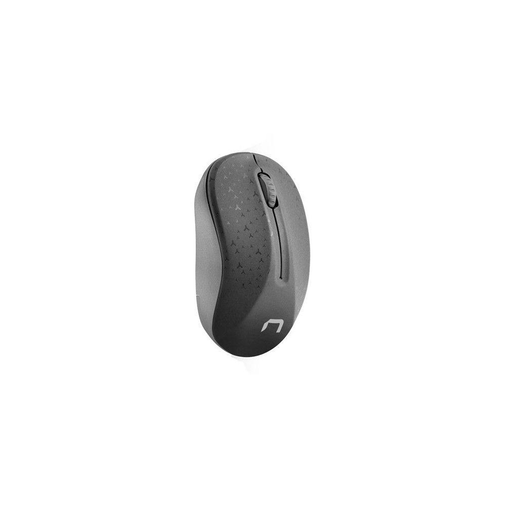 Natec Mouse, Toucan, Wireless, 1600 DPI, Optical, Black-Grey