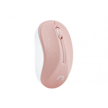 Natec Mouse, Toucan, Wireless, 1600 DPI, Optical, Pink-White