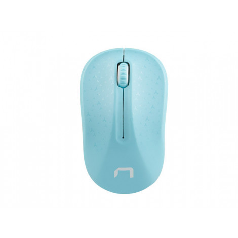 Natec Mouse, Toucan, Wireless, 1600 DPI, Optical, Blue/White