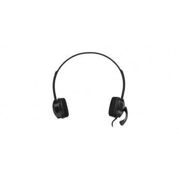 Natec Headset Canary Go On-Ear, Microphone, Noice canceling, 3.5 mm, Black