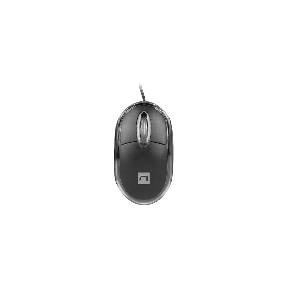 Natec Mouse, Vireo 2, Wired, 1000 DPI, Optical, Black