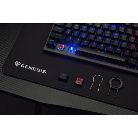 Genesis THOR 303 TKL, Mechanical Gaming Keyboard, RGB LED light, US, Black, Wired, USB Type-A