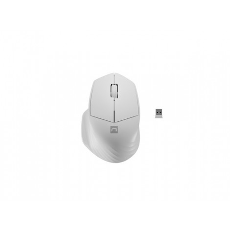 Natec Mouse Siskin 2 Wireless, White, USB Type-A