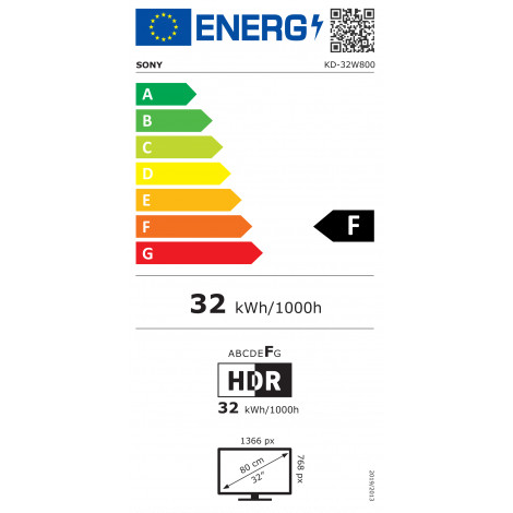 Sony KD32W800P 32" (80 cm) Full HD Smart Android LED TV