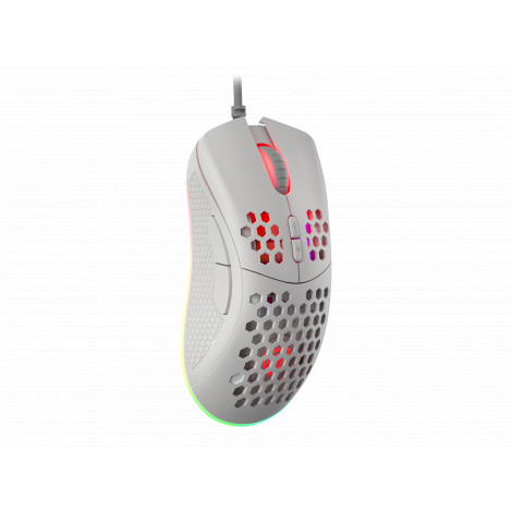 Genesis Gaming Mouse Krypton 555 Wired, 8000 DPI, USB 2.0, White