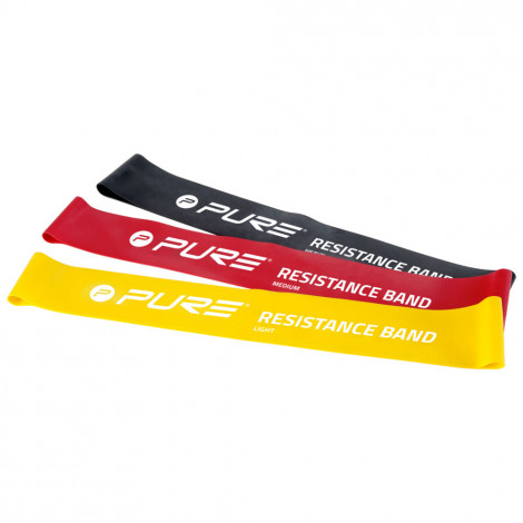 Pure2Improve Resistance Bands Bulk Package of 40 - Heavy Black