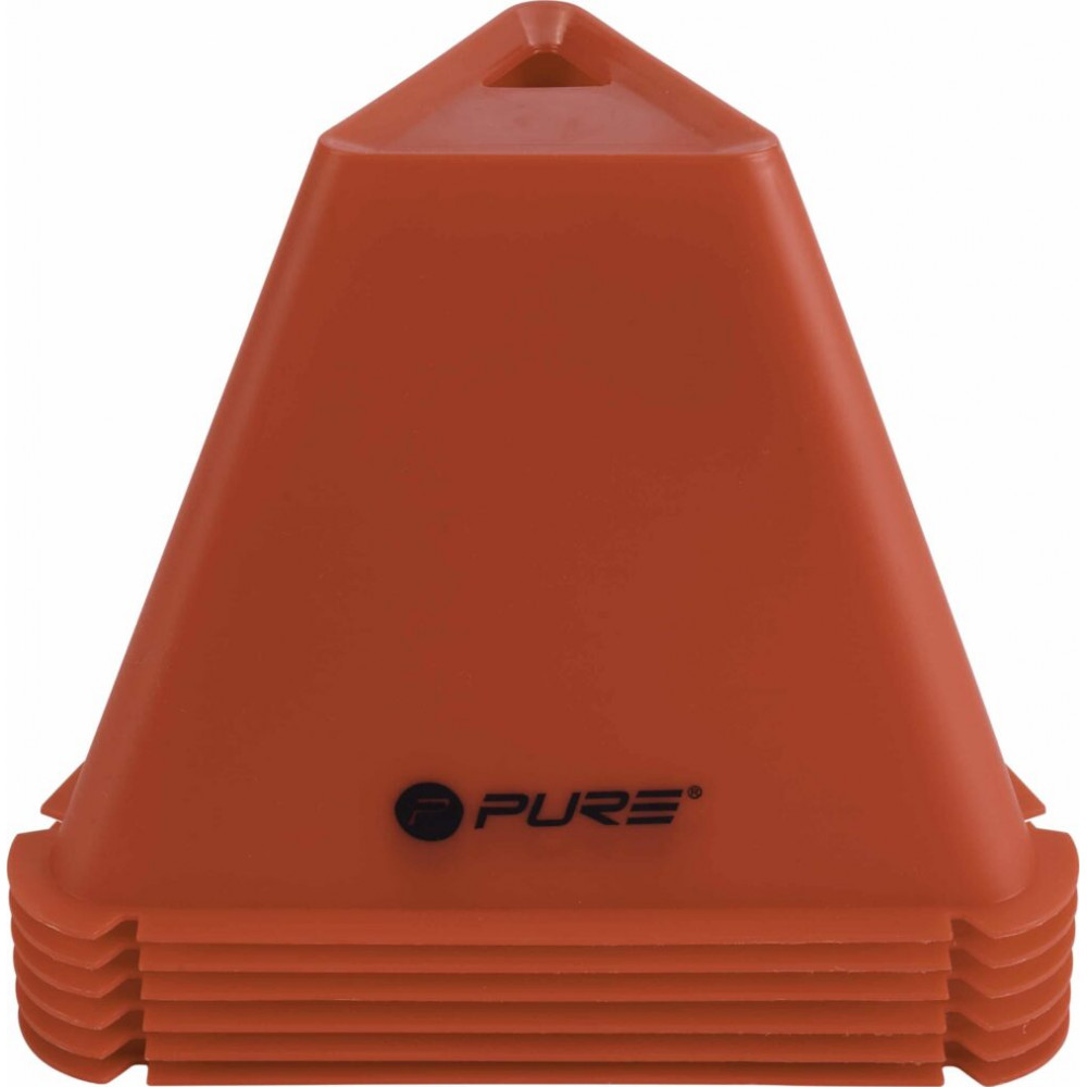 Pure2Improve Triangle Cones Set of 6 Red