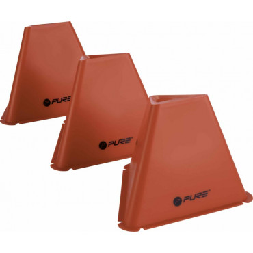 Pure2Improve Triangle Cones Set of 6 Red