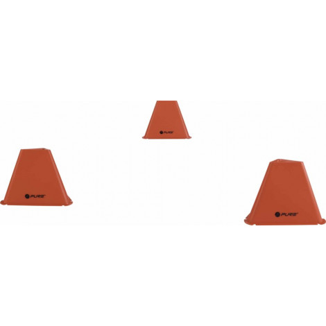 Pure2Improve Triangle Cones Set of 6 Red