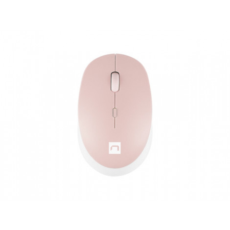 Natec Mouse Harrier 2 Wireless, White/Pink, Bluetooth