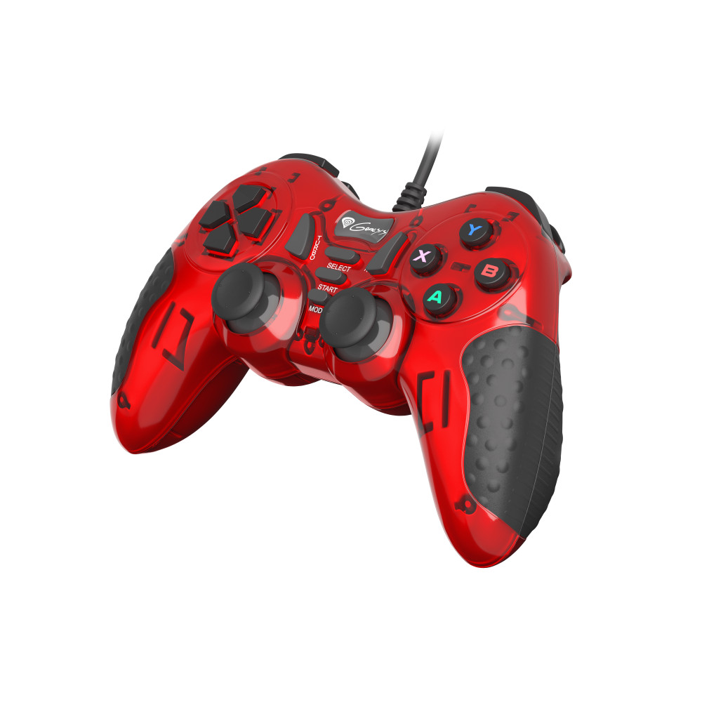 GENESIS Mangan 200 Gamepad, Red, Wired