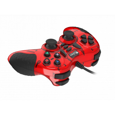 GENESIS Mangan 200 Gamepad, Red, Wired