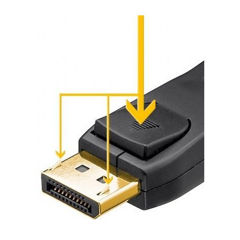 Goobay DisplayPort connector cable 1.2 65924 3 m