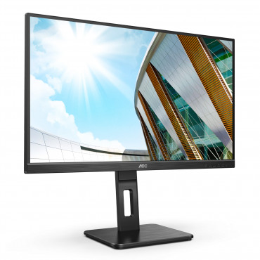 AOC Monitor U27P2 27 ", IPS, UHD, 3840 x 2160, 16:9, 4 ms, 350 cd/m , Black, Headphone out (3.5mm), 60 Hz