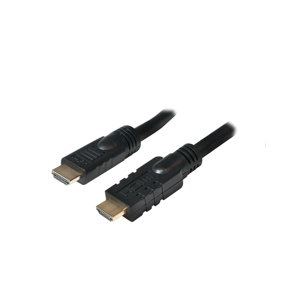 Logilink, CHA0020, 20m, Active, HDMI cable, type A male, - HDMI type A male, black. Logilink 20 m