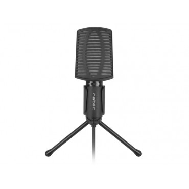 Natec Microphone NMI-1236 Asp Black, Wired