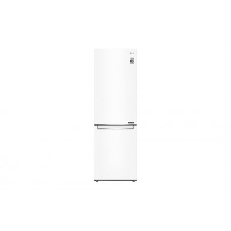 LG Refrigerator GBB61SWJMN Energy efficiency class E, Free standing, Combi, Height 186 cm, No Frost system, Fridge net capacity 