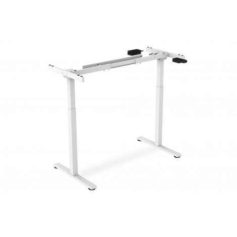 Digitus Desk frame, 71.5 - 121.5 cm, Maximum load weight 70 kg, White