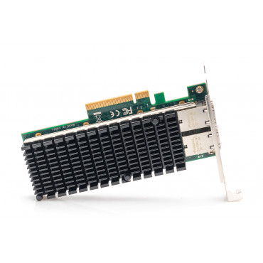 Digitus 10Gbps Dual Port Ethernet Server adapter PCIe X8, Intel X540 BT2 DN-10163