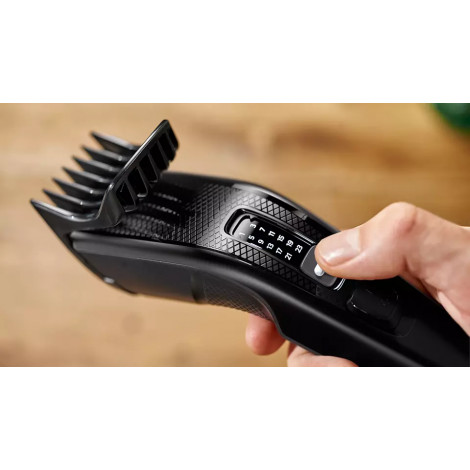 Philips Hair Clipper HC3510/15 Series 3000 Corded, Step precise 2 mm, 13, Black