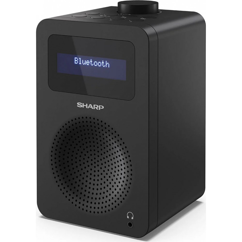 Sharp DR-430(BK) Digital Radio, FM/DAB/DAB+, Bluetooth 5.0, Midnight Black