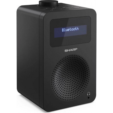 Sharp DR-430(BK) Digital Radio, FM/DAB/DAB+, Bluetooth 5.0, Midnight Black