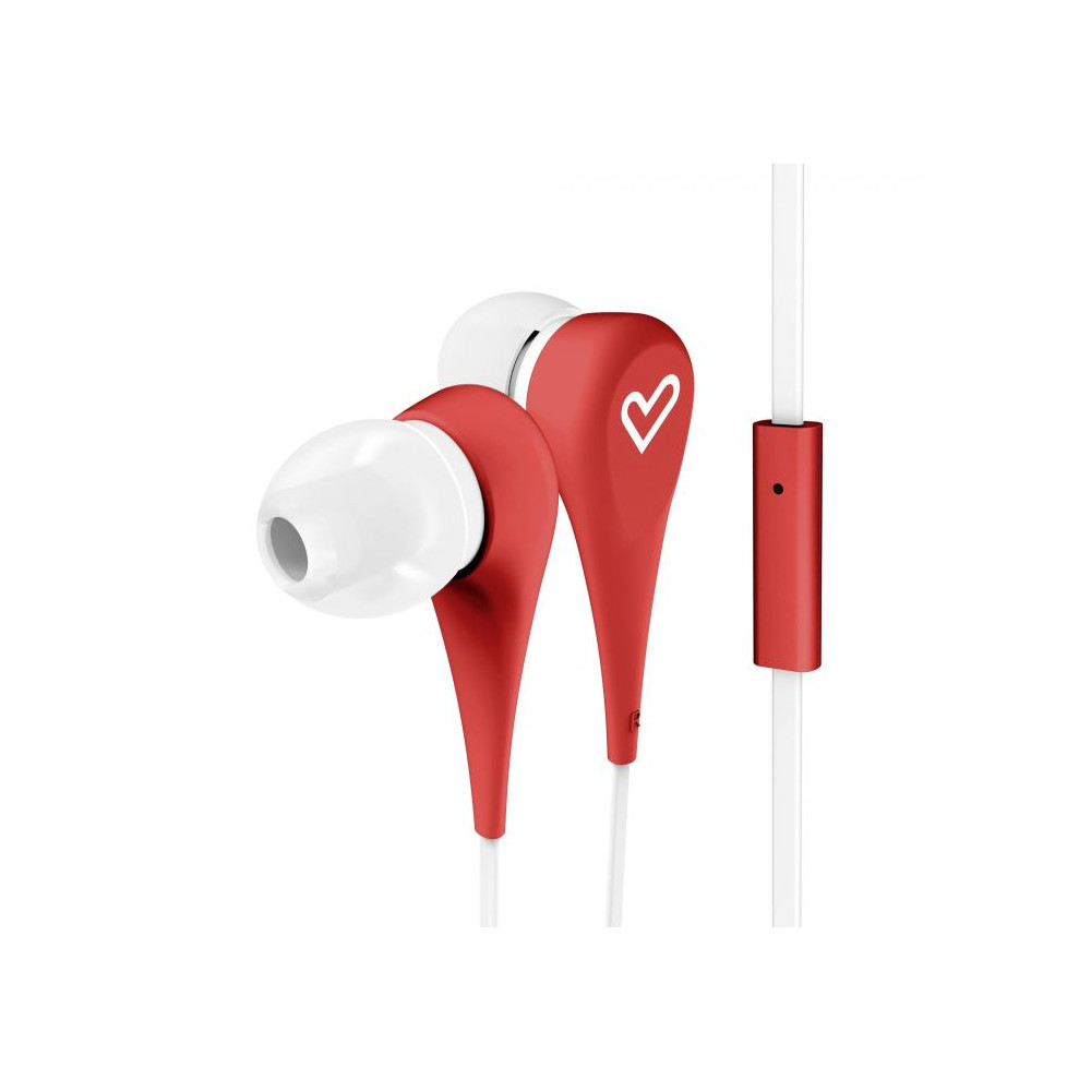 Energy Sistem Earphones Style 1+ 3.5 mm, In-ear/Ear-hook, Microphone, Red