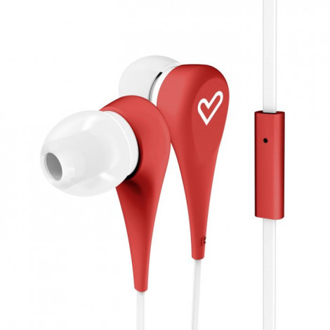 Energy Sistem Earphones Style 1+ 3.5 mm, In-ear/Ear-hook, Microphone, Red