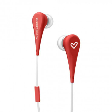 Energy Sistem Earphones Style 1+ 3.5 mm, In-ear/Ear-hook, Microphone, Red